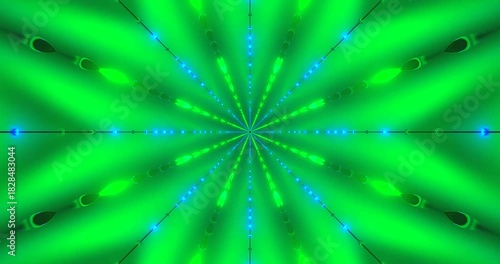 Dynamic green tunnel motion background seamless looping video create an engaging visual experience for screensavers and live wallpapers