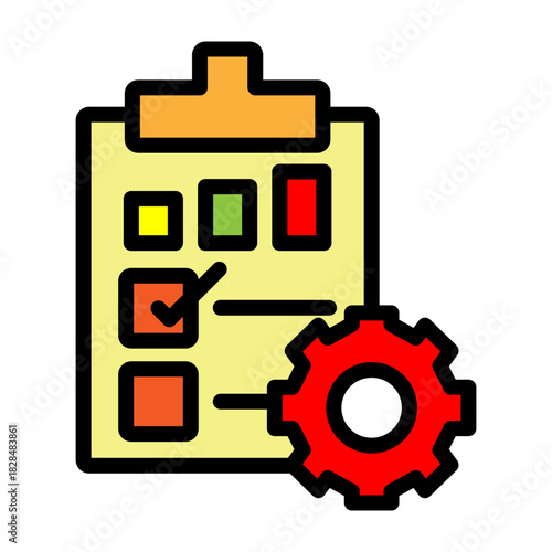 Project Vector Filled Icon Design
