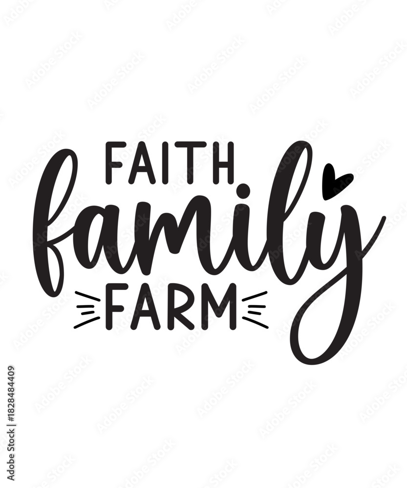 Naklejka premium Family Svg Design,Family Svg Bundle, Farmhouse Svg, Farmhouse Family Svg Files for Cricut Dxf Eps Png, Family Signs Svg,family svg bundle, family quotes svg, family quotes bundle,Family name monogram 