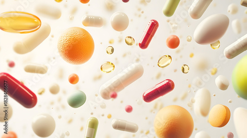 seamless pattern of bacteria