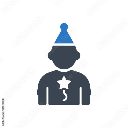 Party Guest Star Shirt Icon