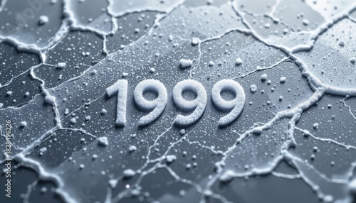 frosted silver grey 199: soft snow silver tone, micro etched frost, subtle overhead frost gleam, accented with faint icy crack patterns, composition: soft vignette for centered logo