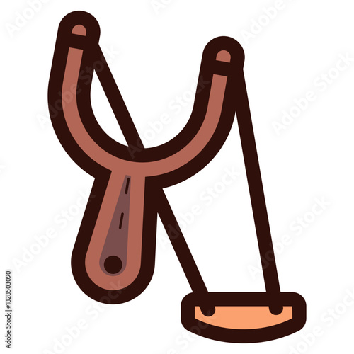 slingshot icon illustration
