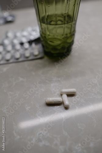 pills on the table