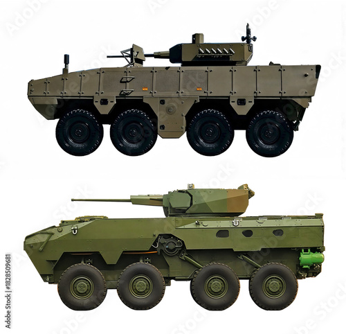 A collection of Armored Fighting Vehicles concepts (top: Rila IFV, bottom: Kestrel/WhAP). Individual images, in full size, can be found in the portfolio or by name in the site search