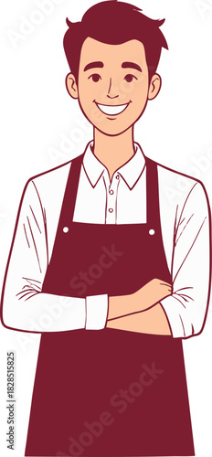 friendly arm-in-arm man