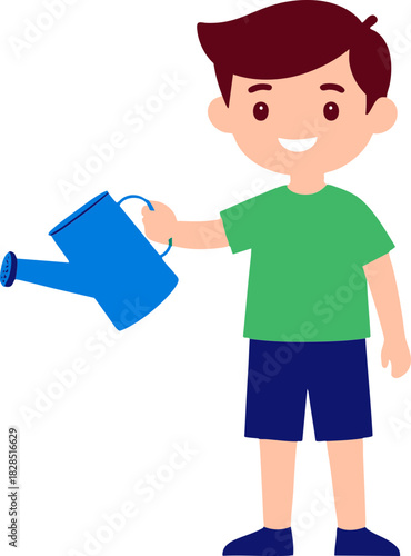 watering can boy