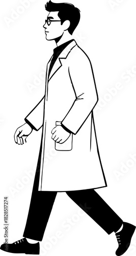 vector illustration of a man