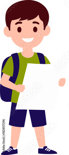 holding up a notice board