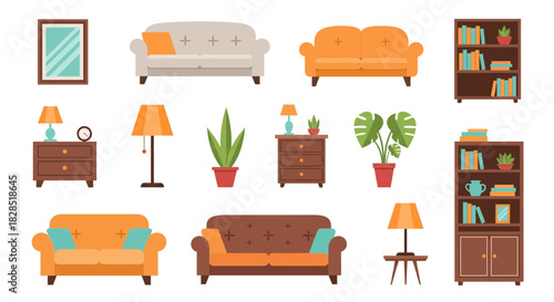 Collection of Furniture and Home Decor Items.