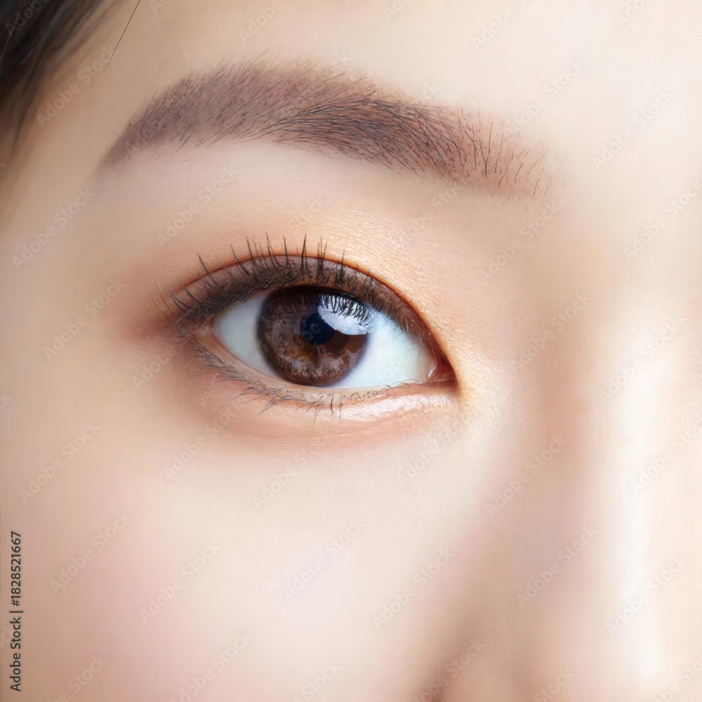 Fototapeta premium close up of female eye