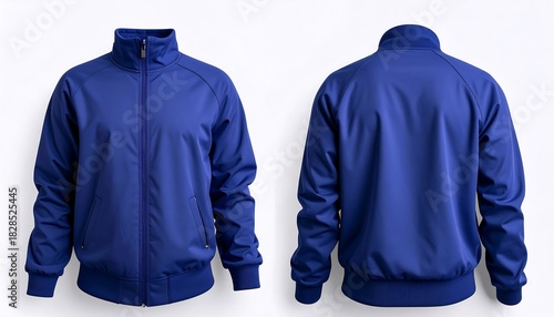 Blue Jacket Mockup Sportswear Catalog Collection for Active Lifestyle, Fashion and Casual Wear