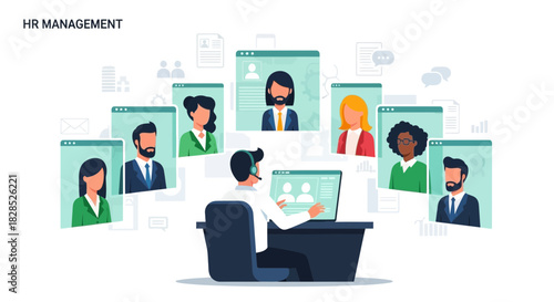 Human Resources Management and Online Recruitment Process.