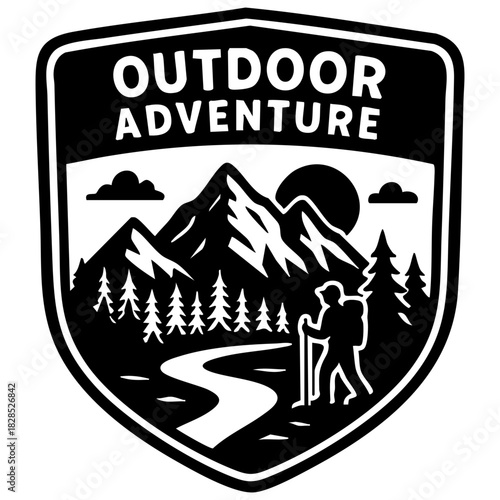 outdoor adventure badge nature(fixed text)