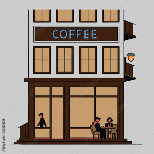 Coffee House – Modern Three Story Cafe