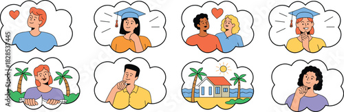 Healthy Food vs Junk Food Concept, Diet, Nutrition, and Lifestyle Choice Illustration with Avocado, Salad, Carrots, Soup, Cheese, and Burger, Flat Vector.