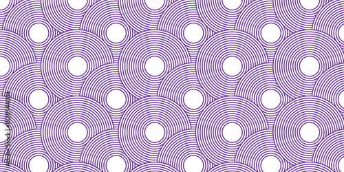 Modern abstract orange circle line patter background. Seamless design for banner and wave overlapping geometric design.	