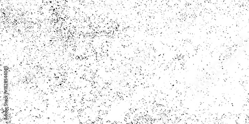 Dirt messy splash overlay and Black and white Dust overlay distress grungy effect paint. Black and white grunge seamless texture. Dust and scratches grain texture on white and black background.	