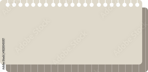 스프링 메모지 종이