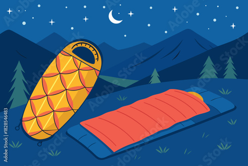 Vibrant Bold Sleeping Bag And Mat Dee Creative Visual