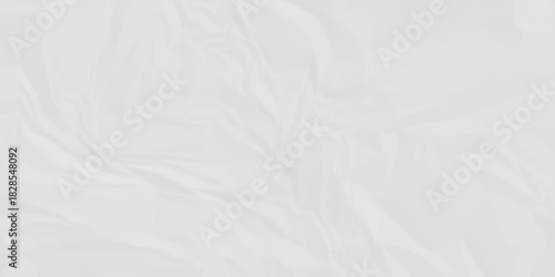 Paper texture background, Old paper background ripple soft white pattern wave crumple. Crushed and creased soft paper. Abstract wrinkle effect grunge and rough backdrop vintage page.	