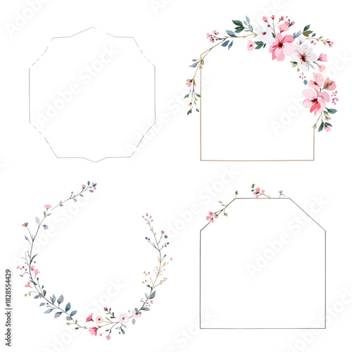 Set Frame flower