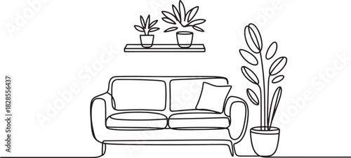 interior of modern living room