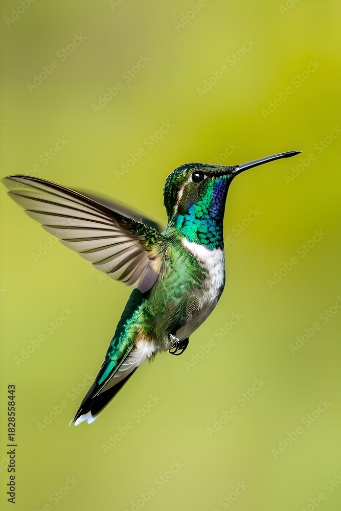 Fototapeta premium Vividly Colored Hummingbird