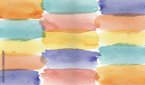 Dynamic Abstract Watercolor Pattern Background with Vibrant Brushstrokes and a Colorful Artistic Texture, Featuring a Modern Aesthetic of Blended Hues for Creative Design Projects