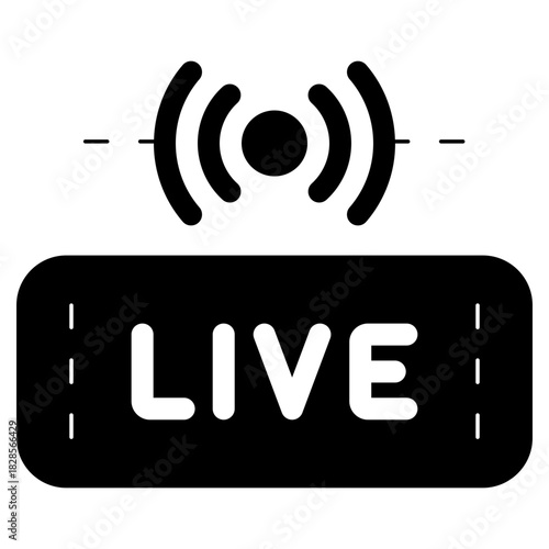 live streaming icon