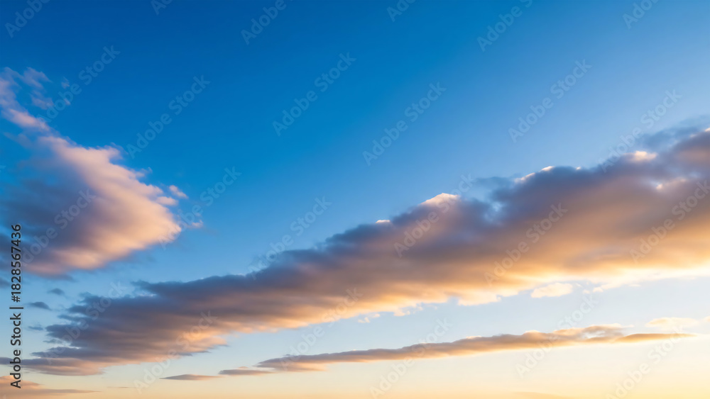 Fototapeta premium Blue Sky and Sun Rays Through Fluffy Cumulus Clouds Heavenly Light Shining Down Time-Lapse