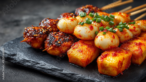 Wallpaper Mural Korean Street Skewers: Tteokbokki & Fish Cake Torontodigital.ca