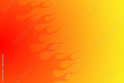 Fire flame simple tribal flat background vector