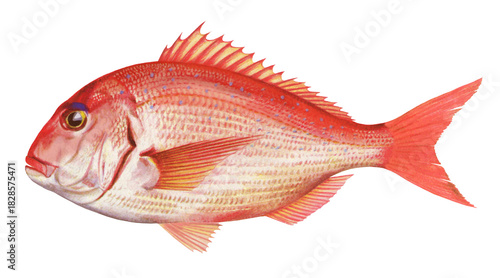 マダイのイラスト