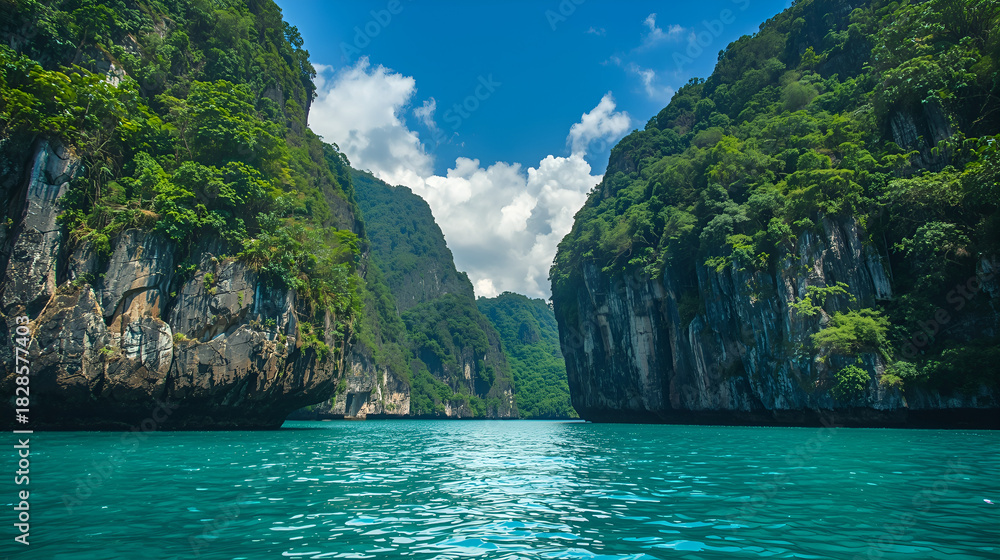 Naklejka premium tropical island in thailand