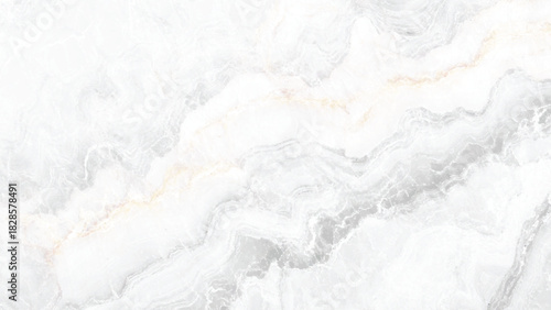 White marble background.