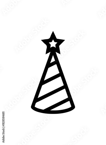 Celebrate good times with a festive party hat! Get the party started with fun icon