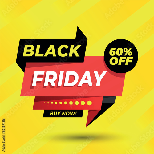 Black Friday sale banner for generating huge sale