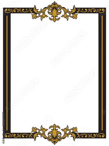 Classic Ornamental Frame For Layout Design