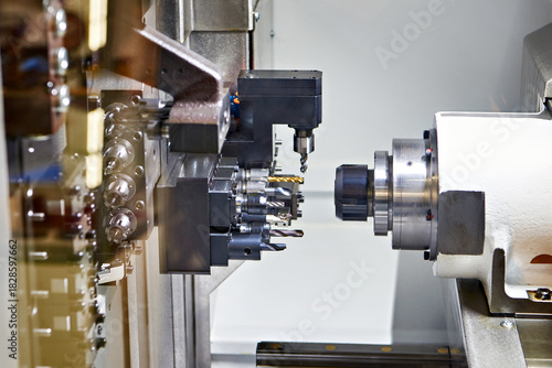 Tableau sur toile Sliding headstock metalwork machine