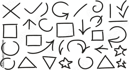 Abstract geometric design with bold colors and helvetica font