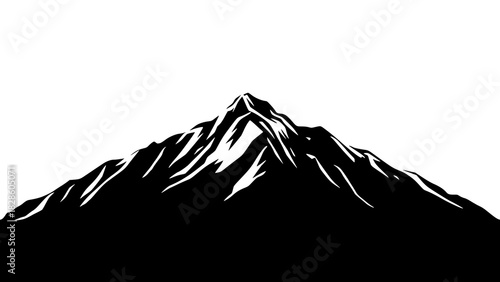 Mountain Vector Illustration – Designed for Adventure Lovers. Detailed and scalable mountain artwork perfect for outdoor branding, travel posters, and merchandise.