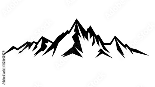 Mountain Vector Illustration – Designed for Adventure Lovers. Detailed and scalable mountain artwork perfect for outdoor branding, travel posters, and merchandise.