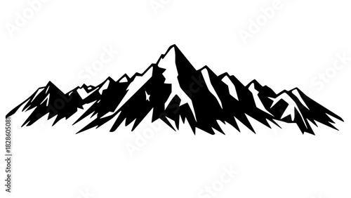 Mountain Vector Illustration – Designed for Adventure Lovers. Detailed and scalable mountain artwork perfect for outdoor branding, travel posters, and merchandise.