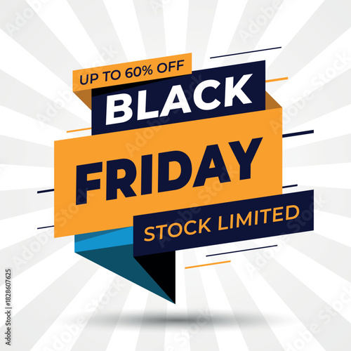 
Black Friday sale banner for generating huge sale