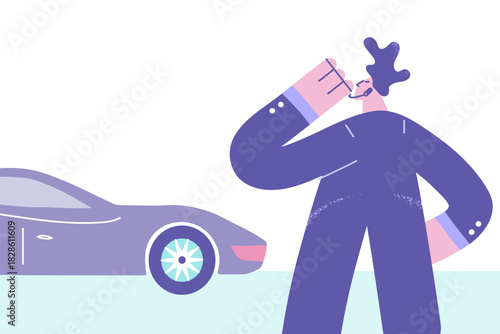 Security service of star or businessman concept.