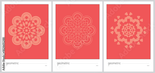 Geometric Mandala Pattern Set – Modern Abstract Vector Art Collection