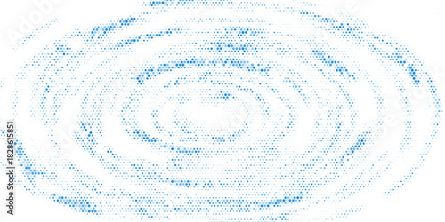 Abstract geometric blue background frame. Vector texture of chaotic hexagons, particles, fragments. A group of cells, an information grid. Banner for business, technology, medicine, presentations.