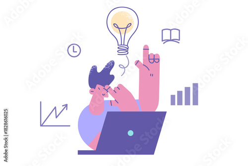 Innovation, start up and creative idea concept