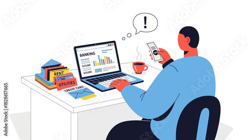 Modern Digital Financial Management for Individuals An Illustration of Online Banking, Bill Payments, and Budgeting with Alerts